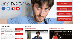 Desktop Screenshot of jayforeman.co.uk